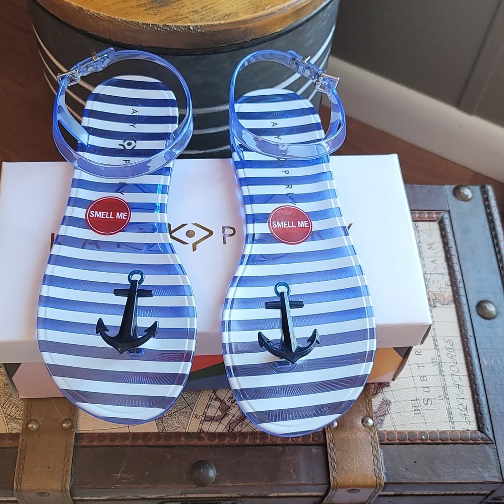 KATY PERRY Geli Blue Anchor Size 10 - Picture 1 of 6